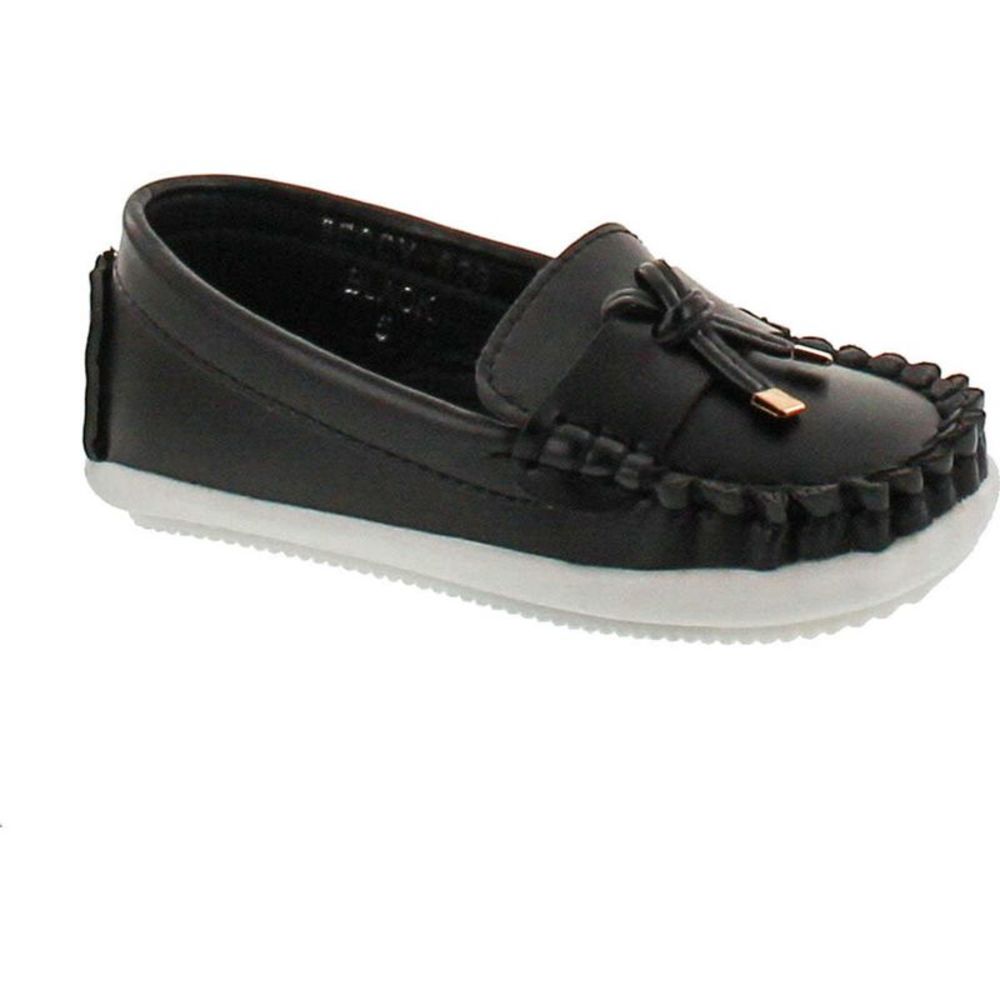 Via Pinky BECCY-62B Black ToddlerG flats-shoes 7 NEW